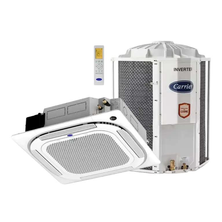 Ar Condicionado Cassete Carrier Inverter Connect 36000 Btus Frio 220v R-32